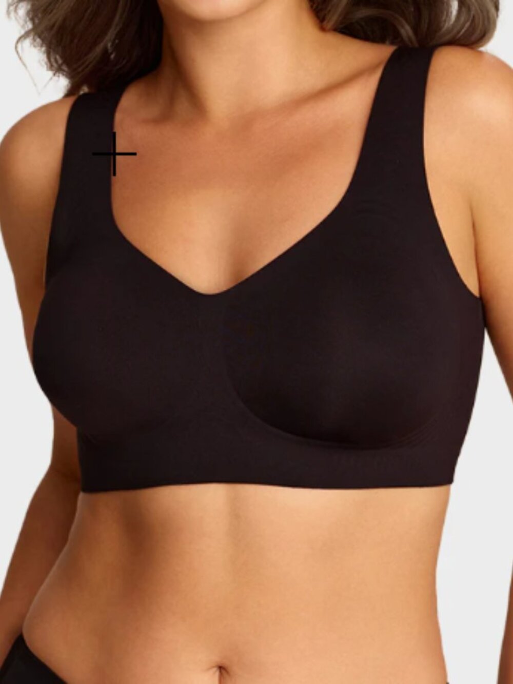 SHECURVE Black Lifting Wire-Free Antibacterial Jelly Bras (2)